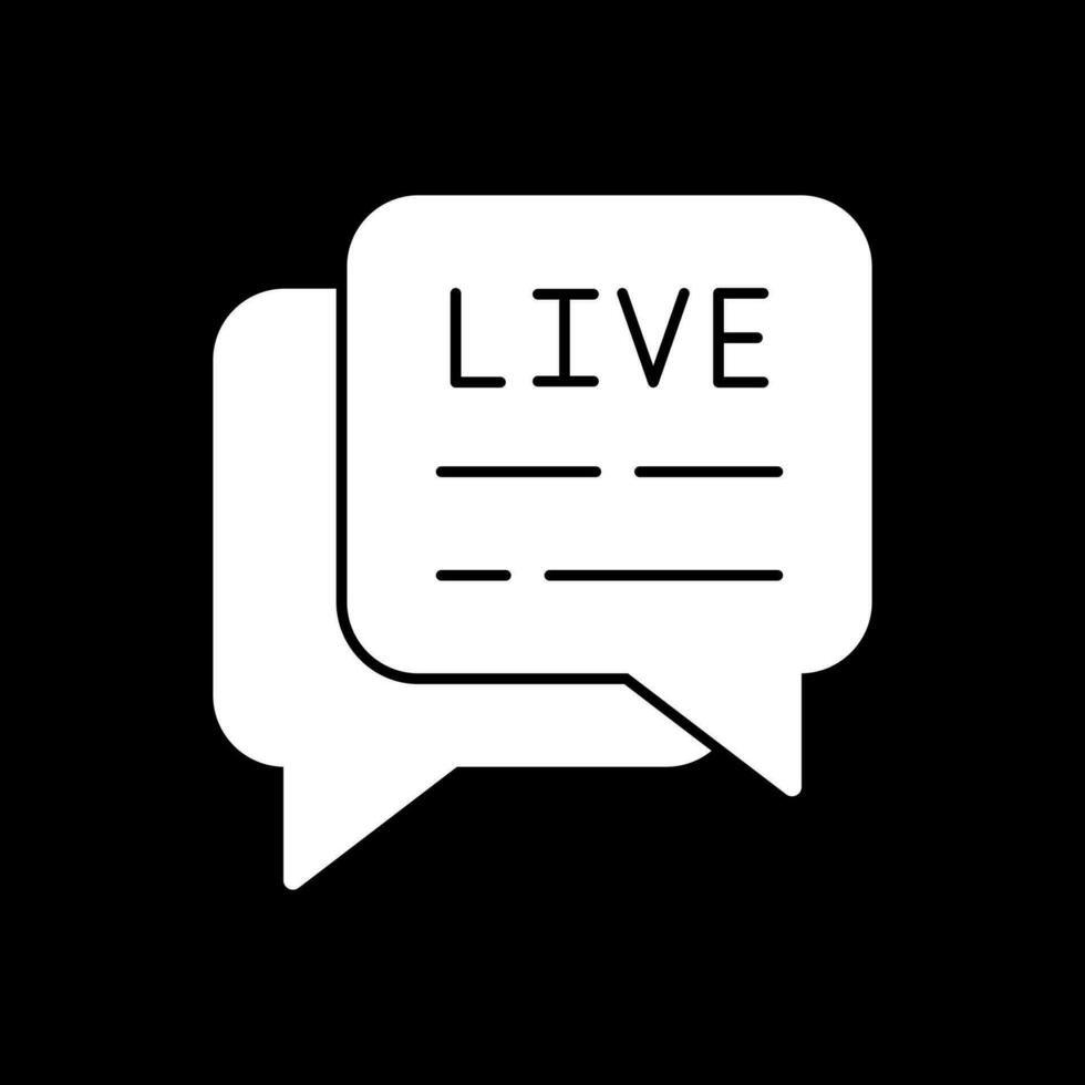 Live Chat  Vector Icon Design