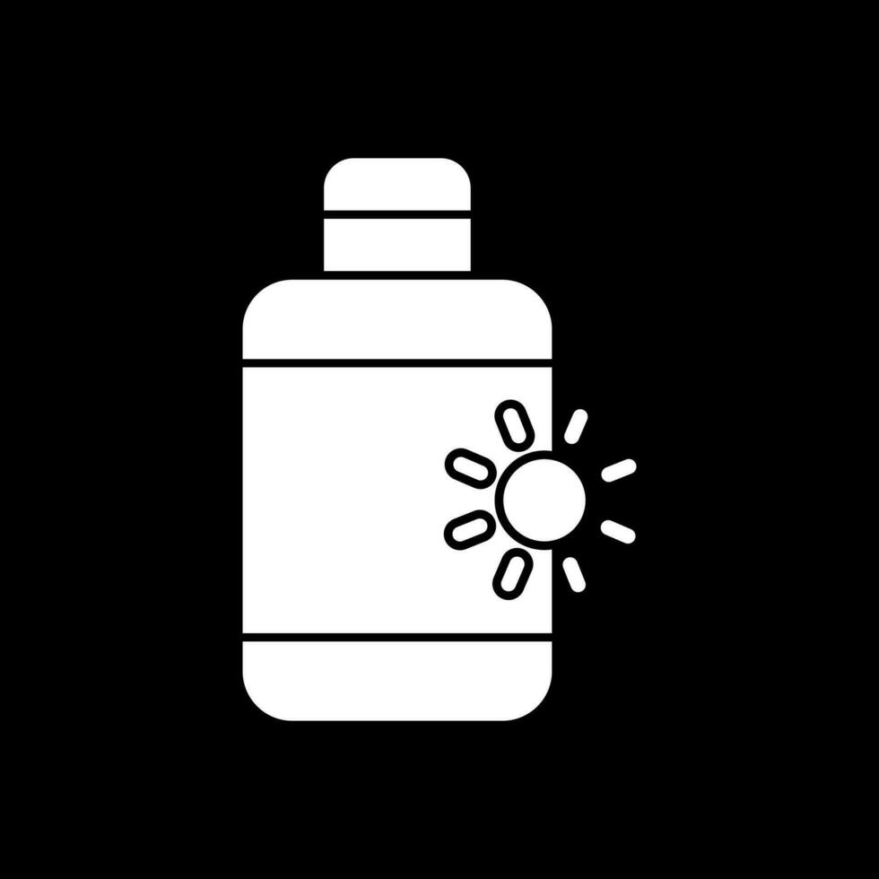 Sunscreen  Vector Icon Design