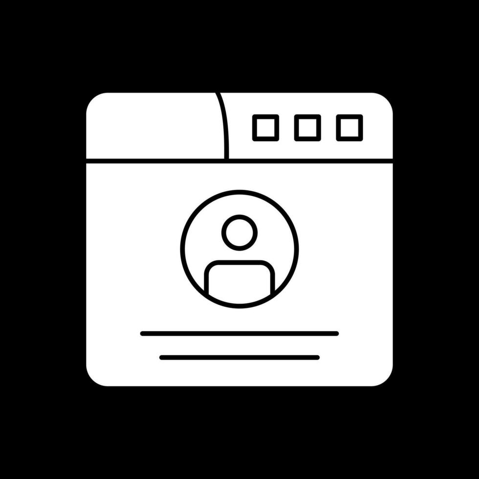 Profile  Vector Icon Design