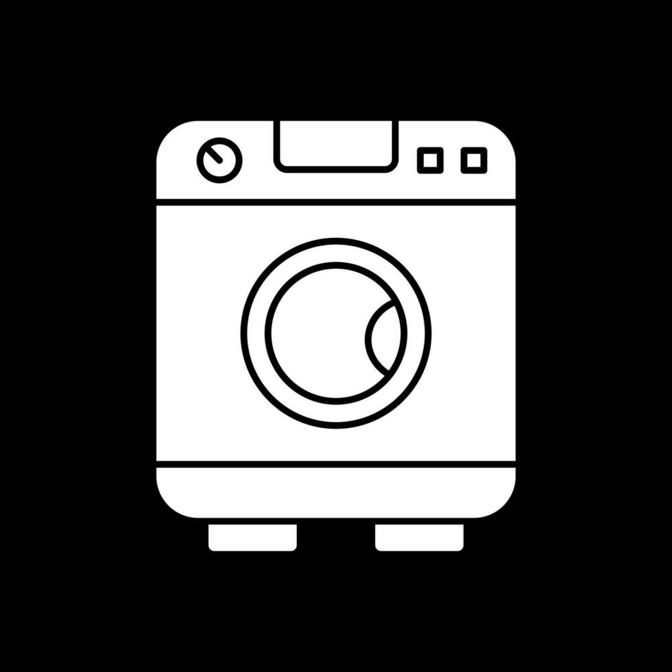 Washing Machine  Vector Icon Design