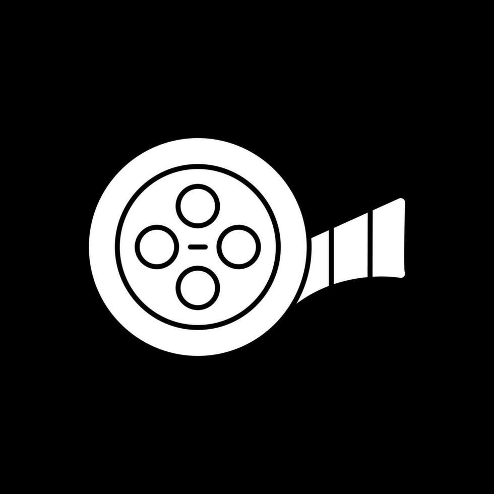 película carrete vector icono diseño