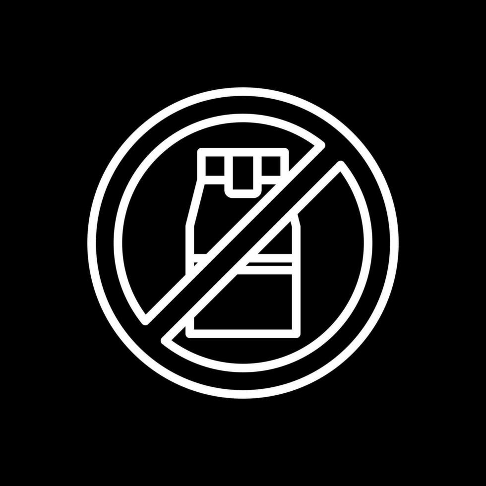 No Milk Vector Icon Design