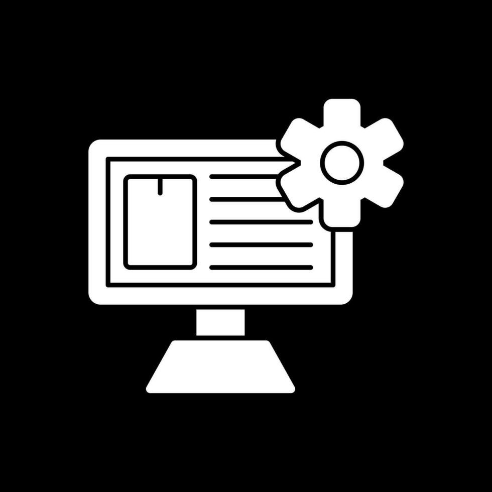Content Management System Vector Icon Design