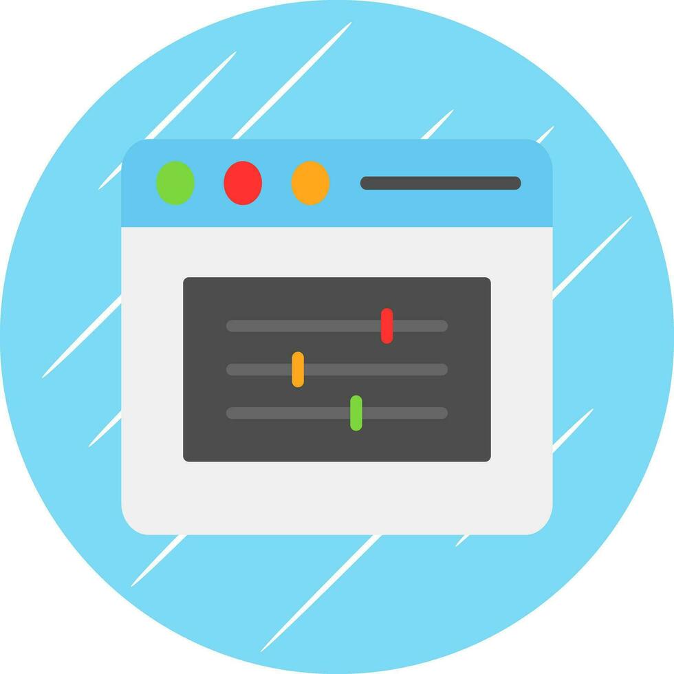 Sound Control Vector Icon Design