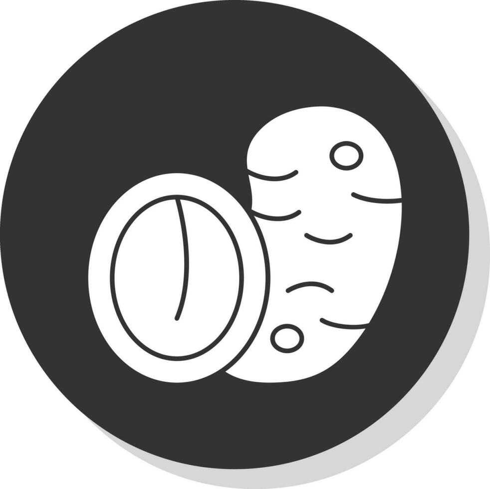 Potato Vector Icon Design