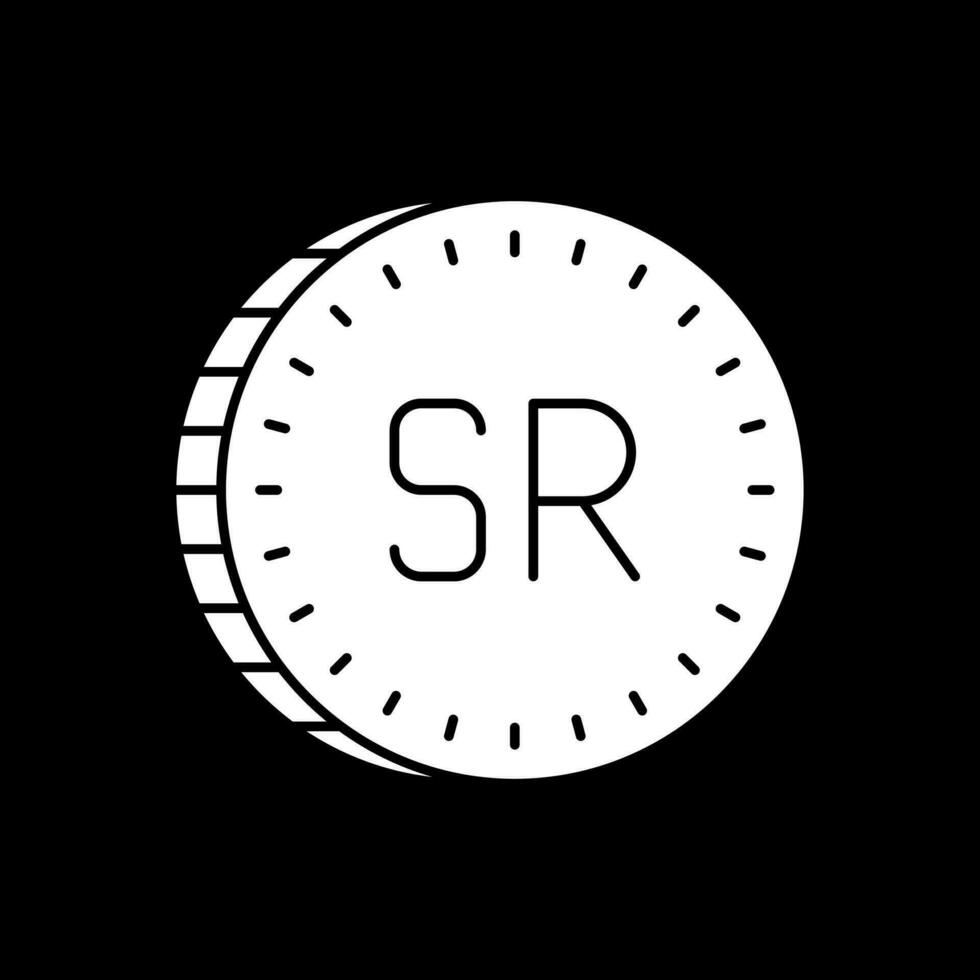 saudi riyal vector icono diseño