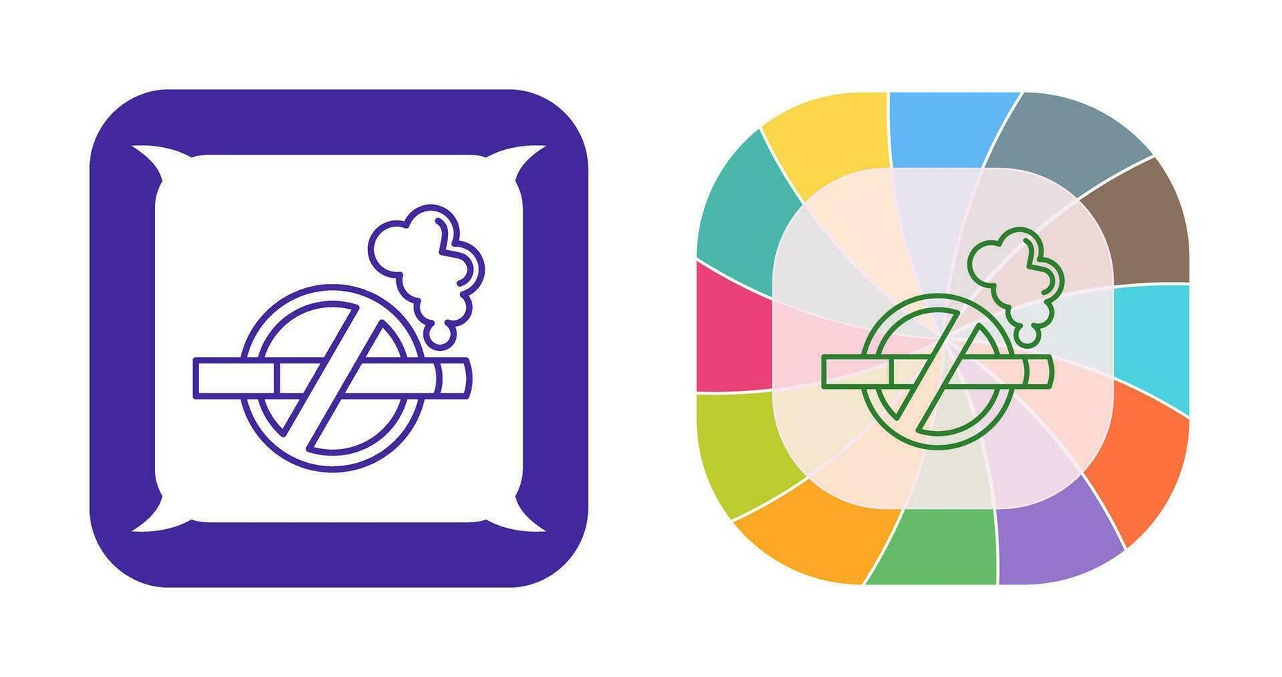 No Tobacco Vector Icon