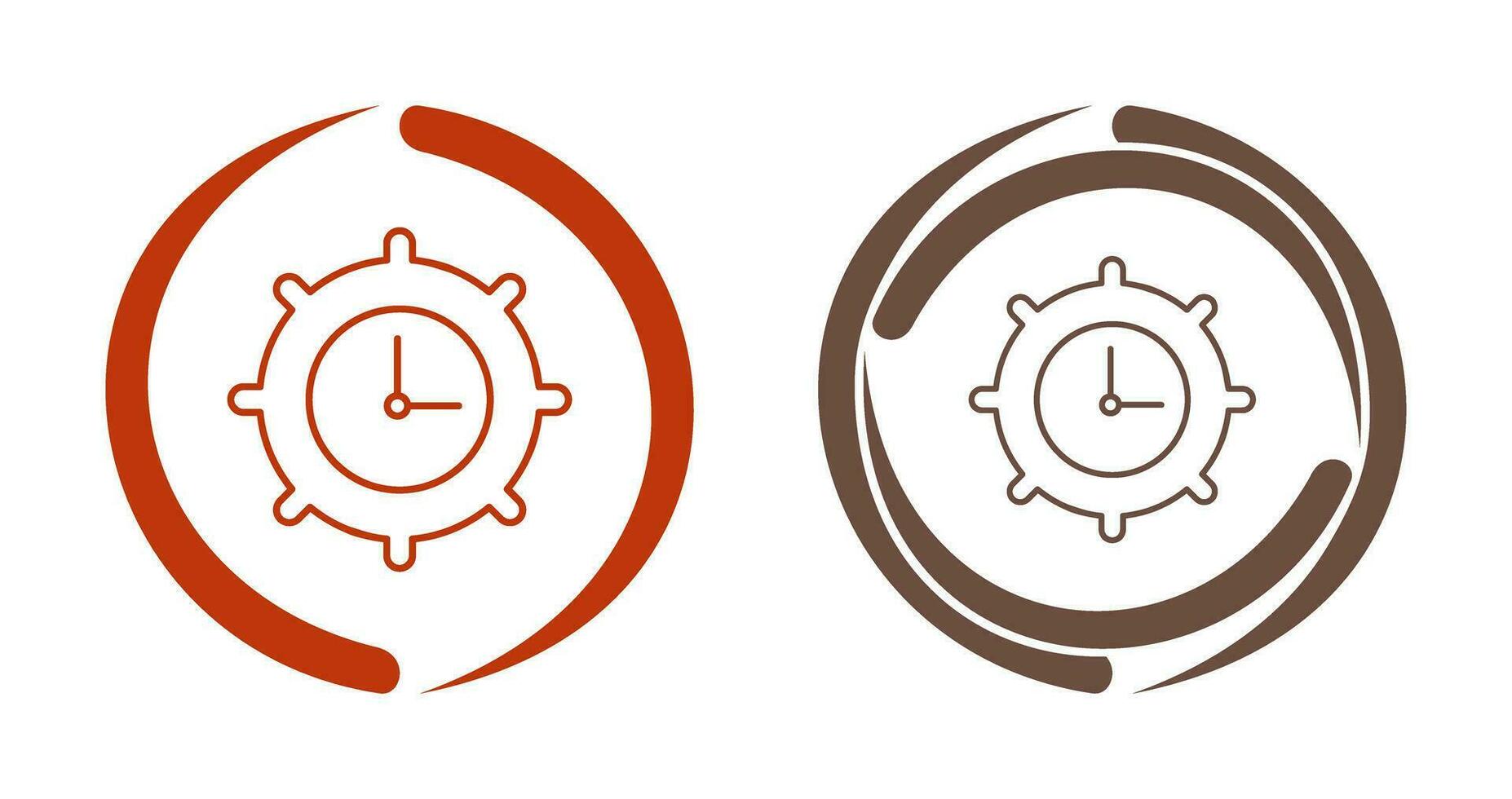 Time Settings Vector Icon