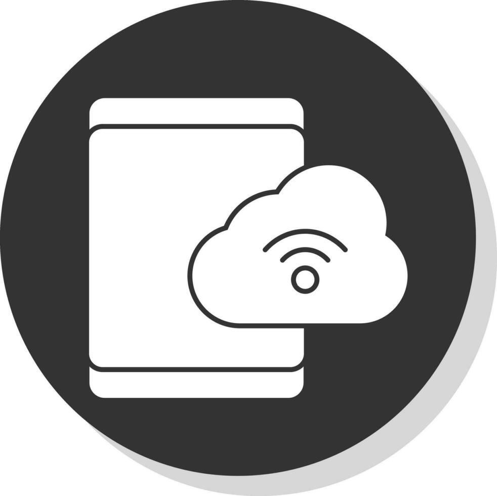 diseño de icono de vector de almacenamiento en la nube