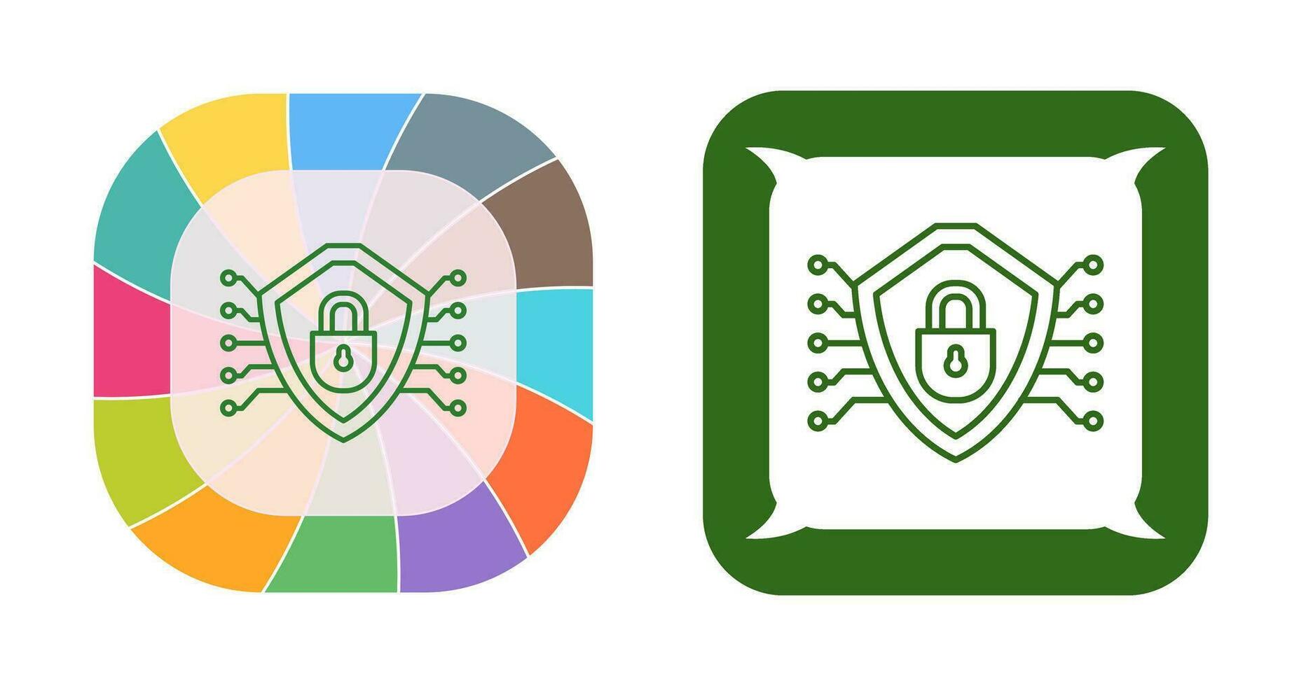 Cyber Security Vector Icon