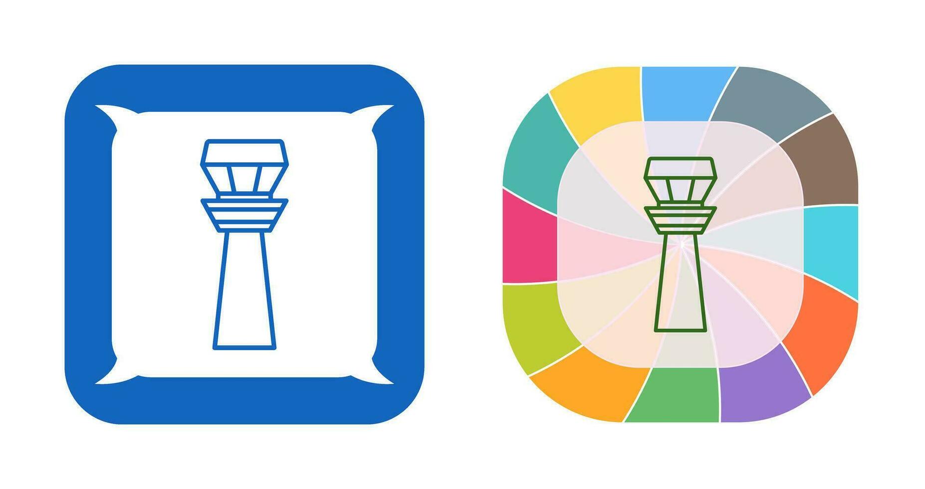 Control Tower Vector Icon