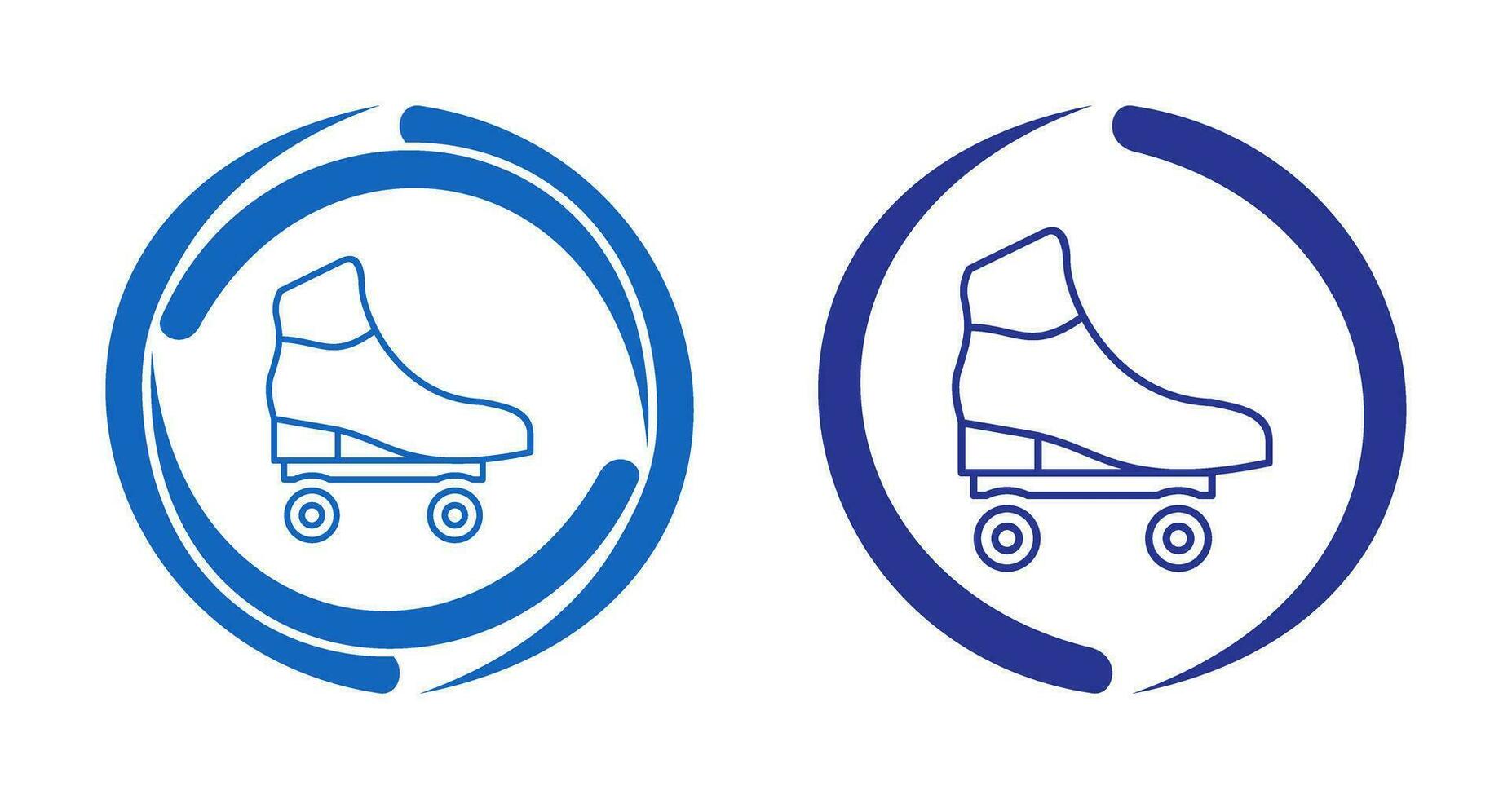 patines, vector, icono vector