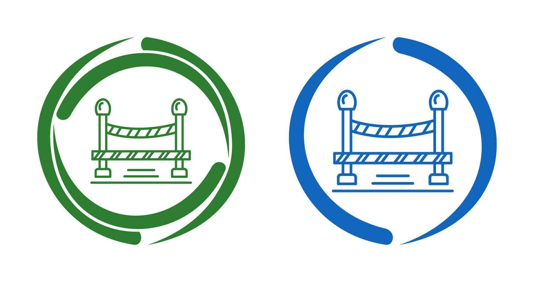 Do Not Cross Line Vector Icon