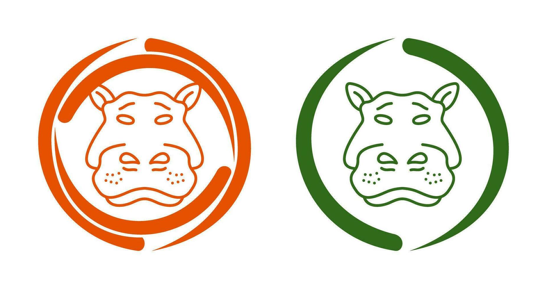 Hippo Vector Icon
