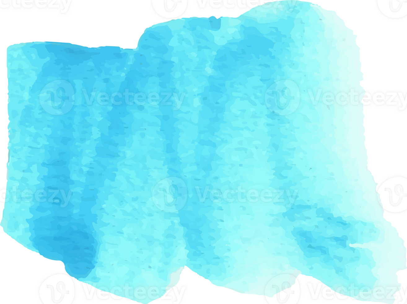 blå vattenfärg borsta stroke. png