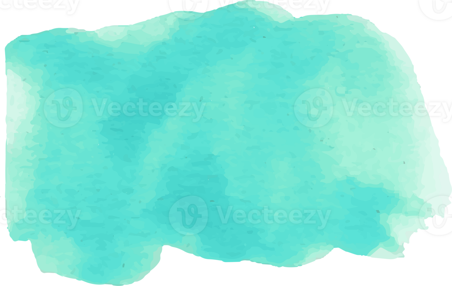 Green mint watercolor brush stroke. png