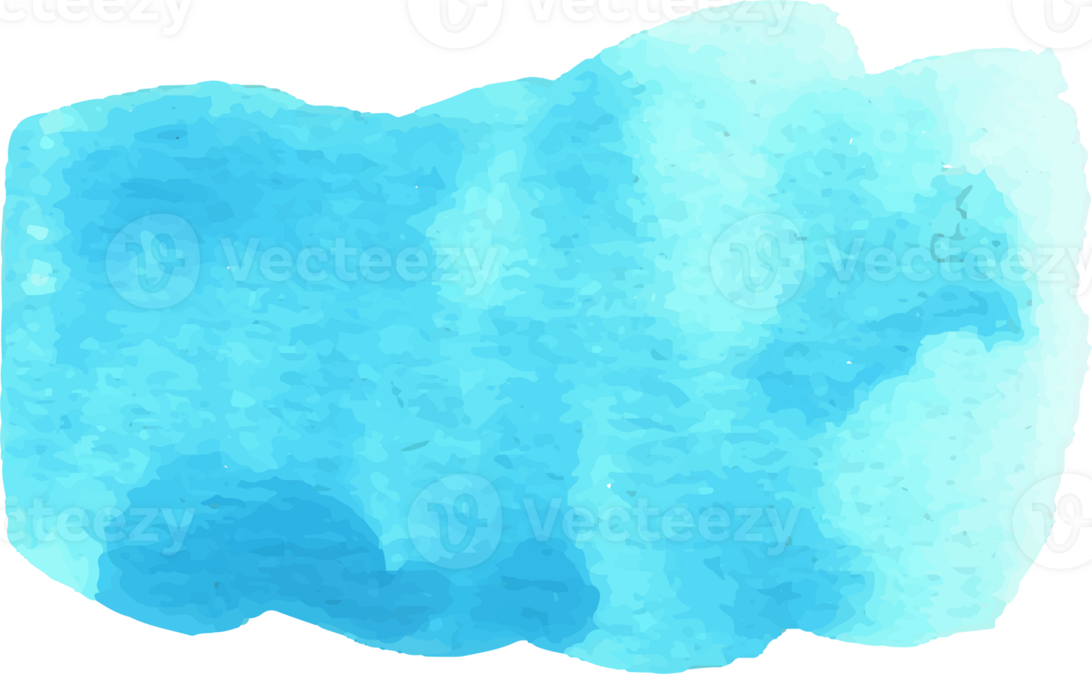 Blue watercolor brush stroke. png