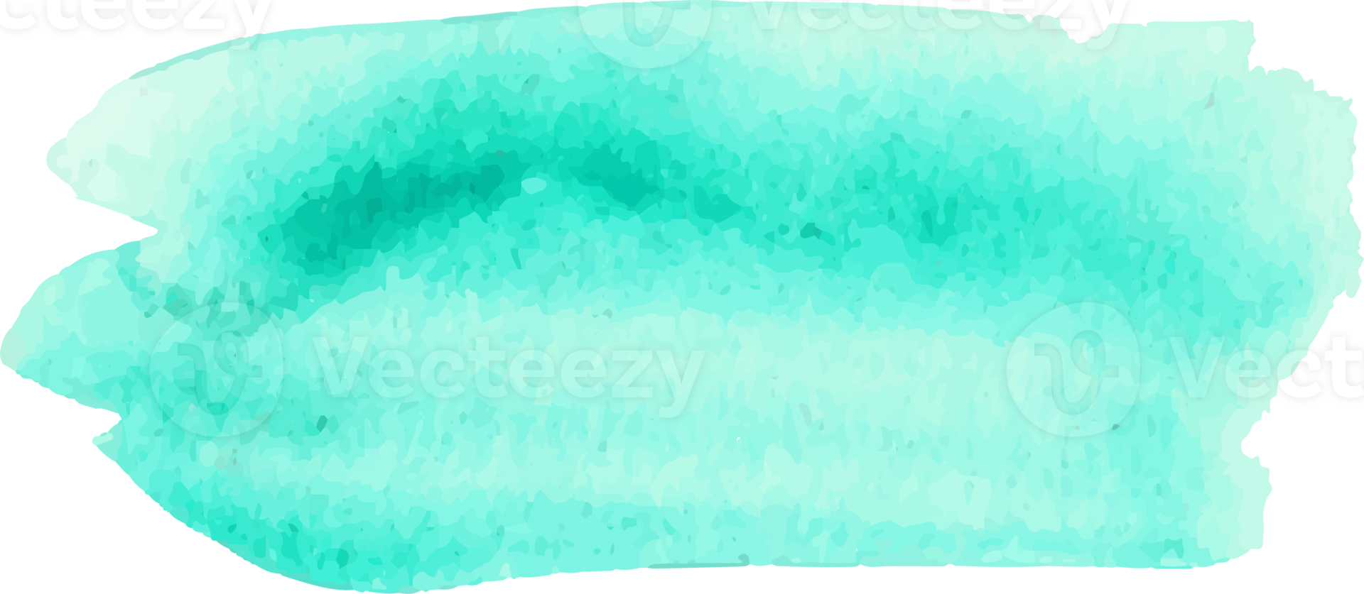 Green mint watercolor brush stroke. 29729036 PNG