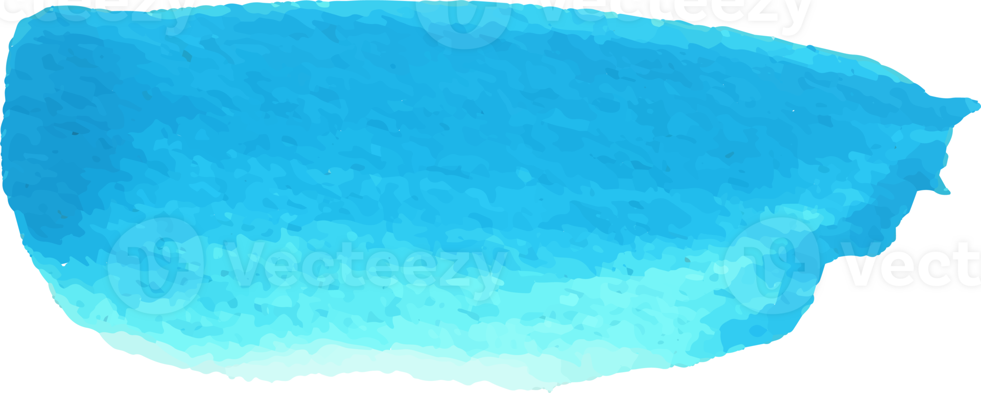 Blue watercolor brush stroke. png