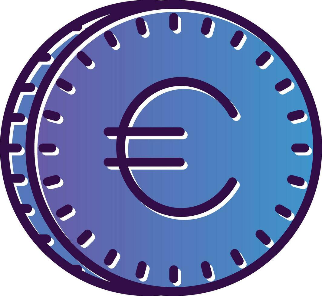 diseño de icono de vector de euro