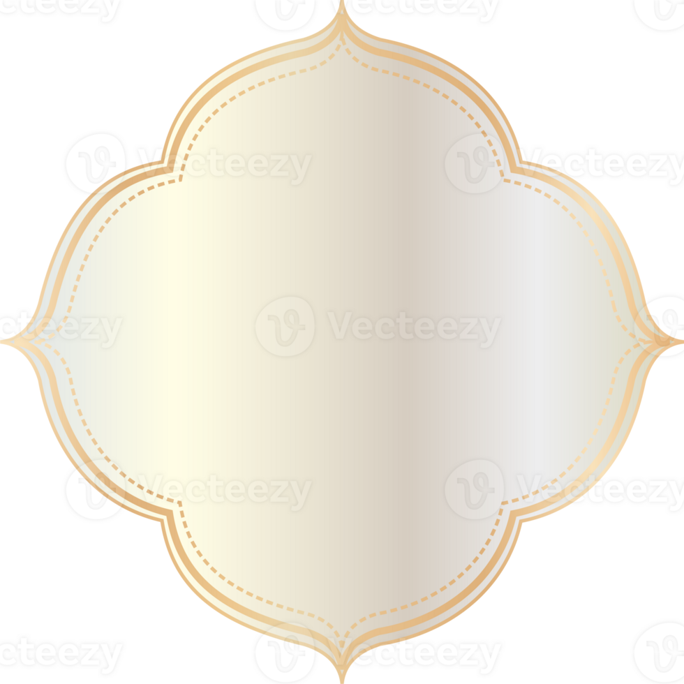 Golden vintage frame. png