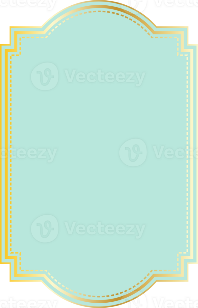 Ornamental label vintage frame. png