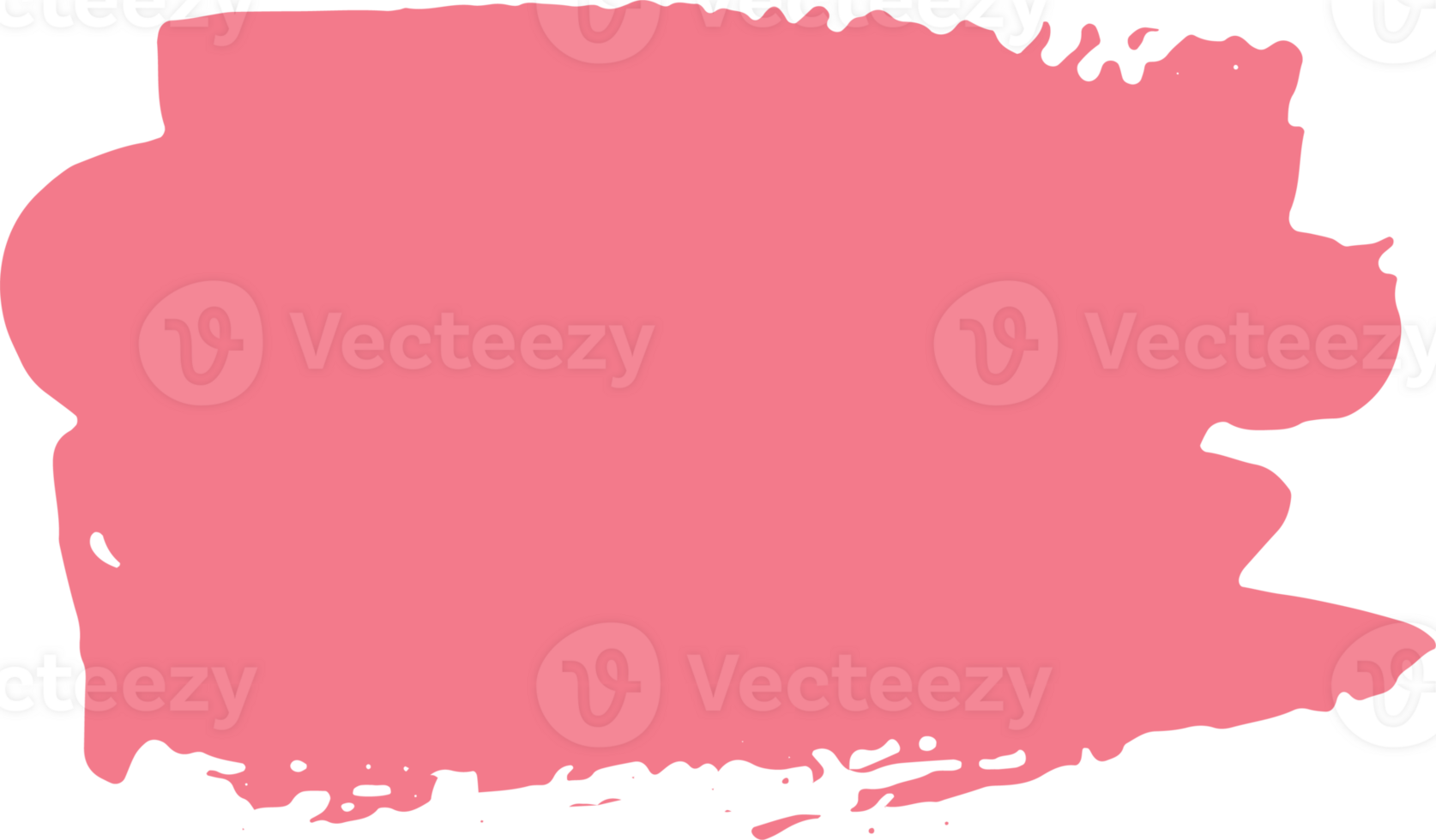 Pink hand paint brush stroke. png