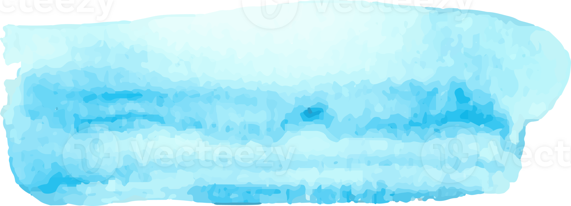 Blue watercolor brush stroke. png