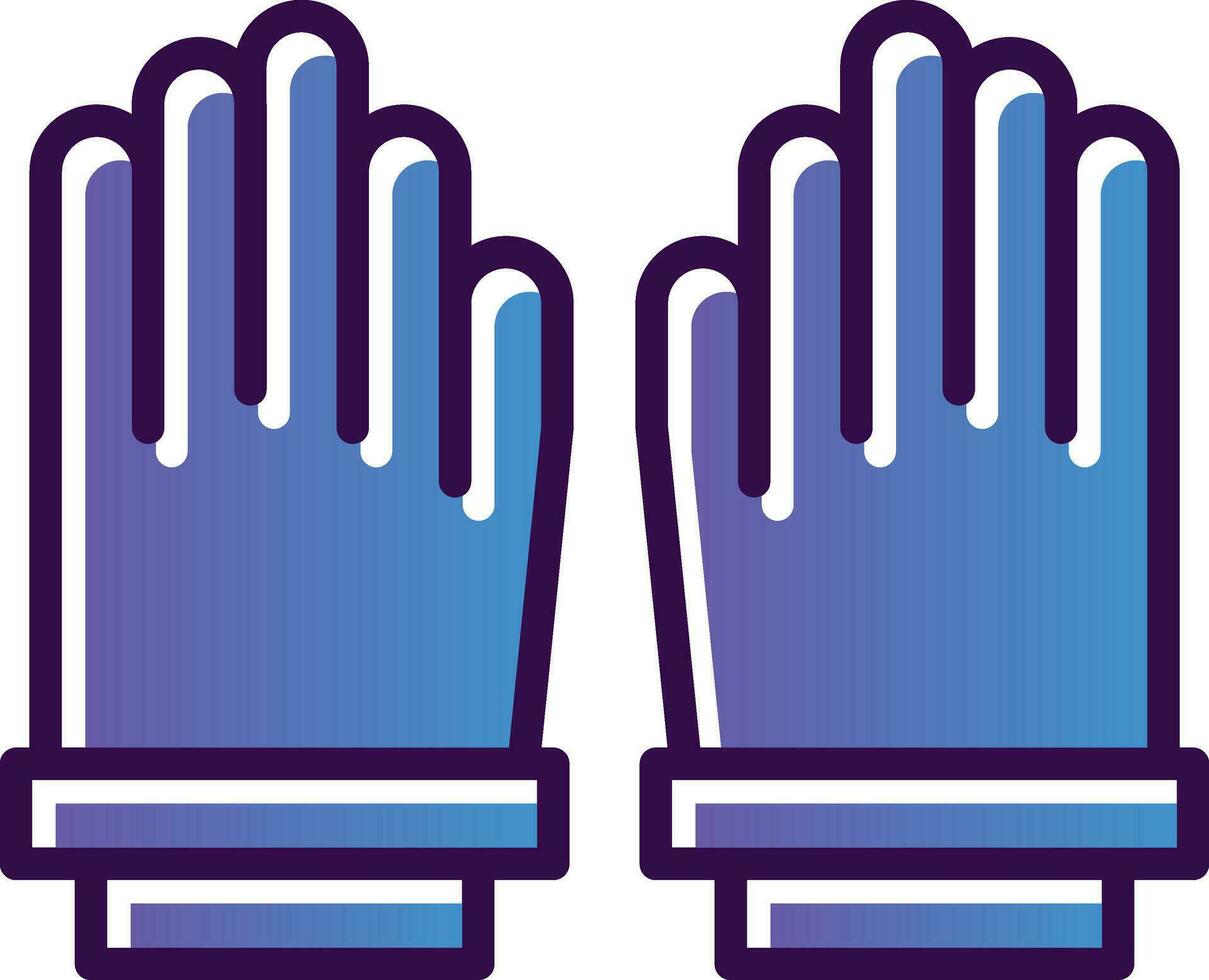 Gloves Vector Icon Design