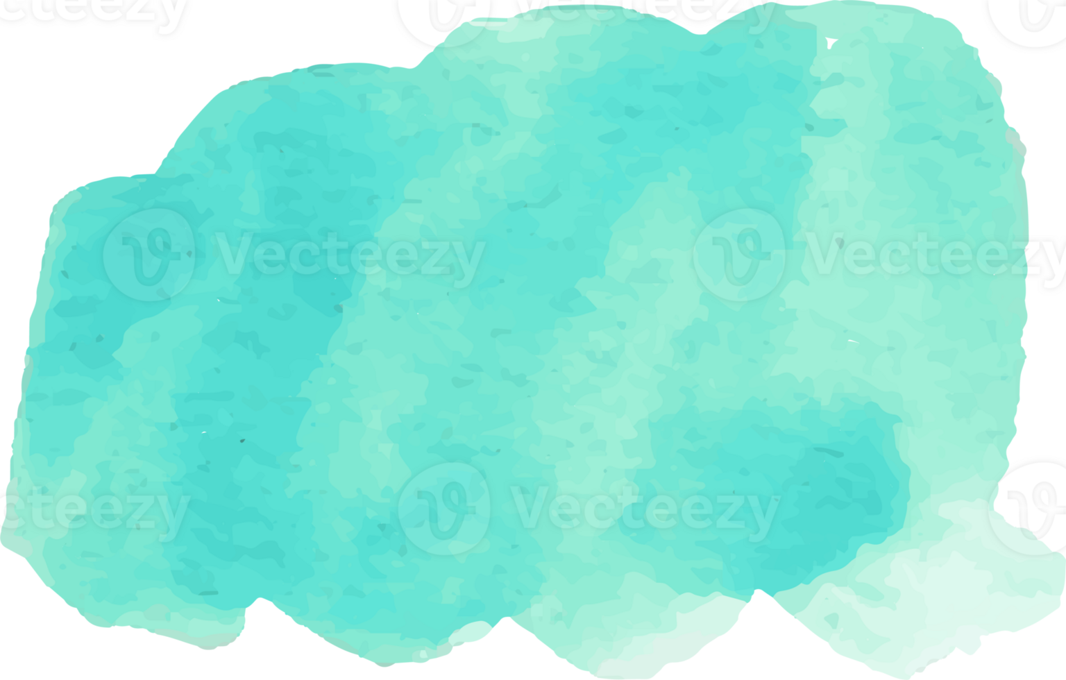 Green mint watercolor brush stroke. png