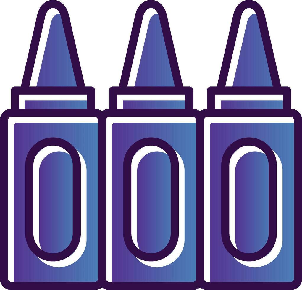 Crayon Vector Icon Design
