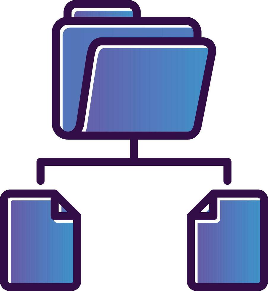 Data Sharing Vector Icon Design