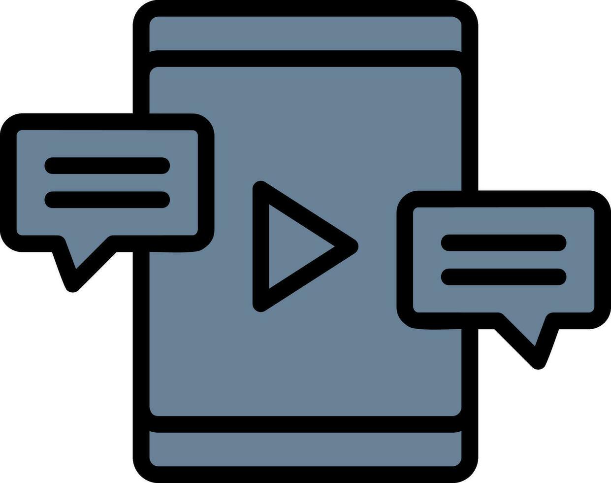 Comment Vector Icon Design