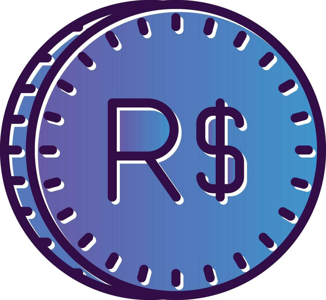Brazilian Real Vector Icon Design
