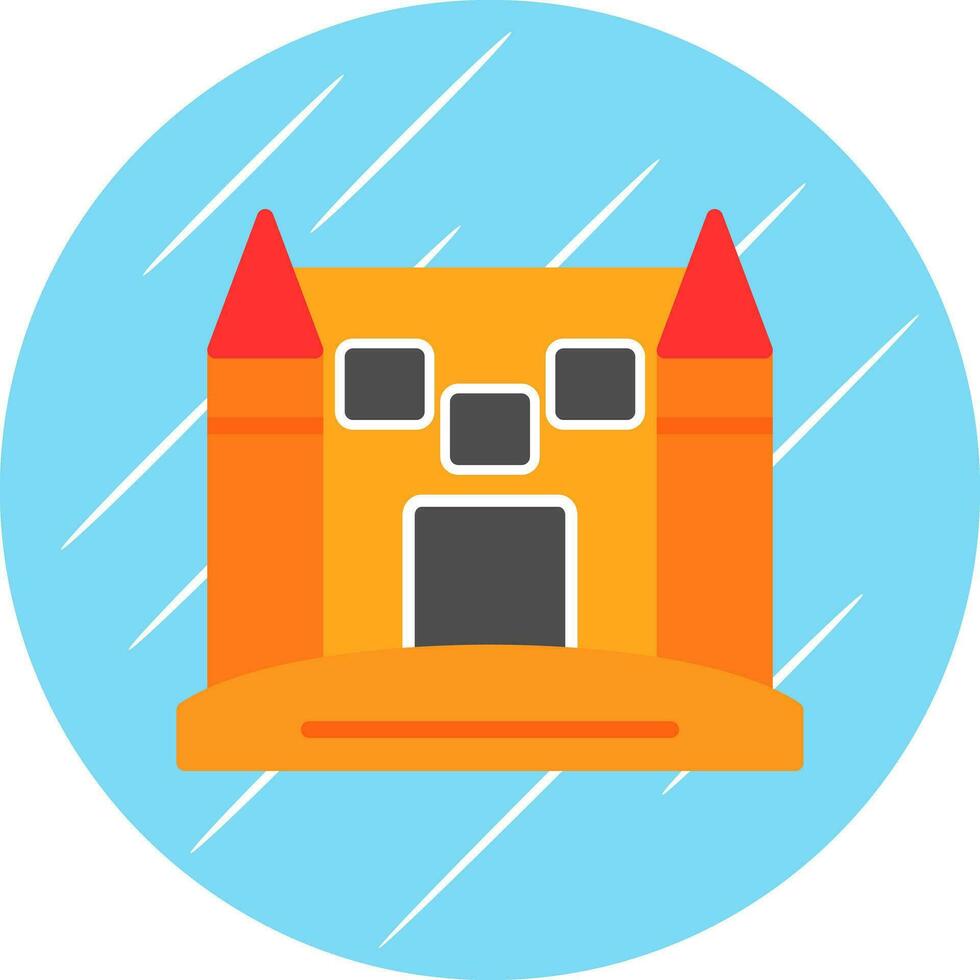 Sand Castle Vector Icon Design