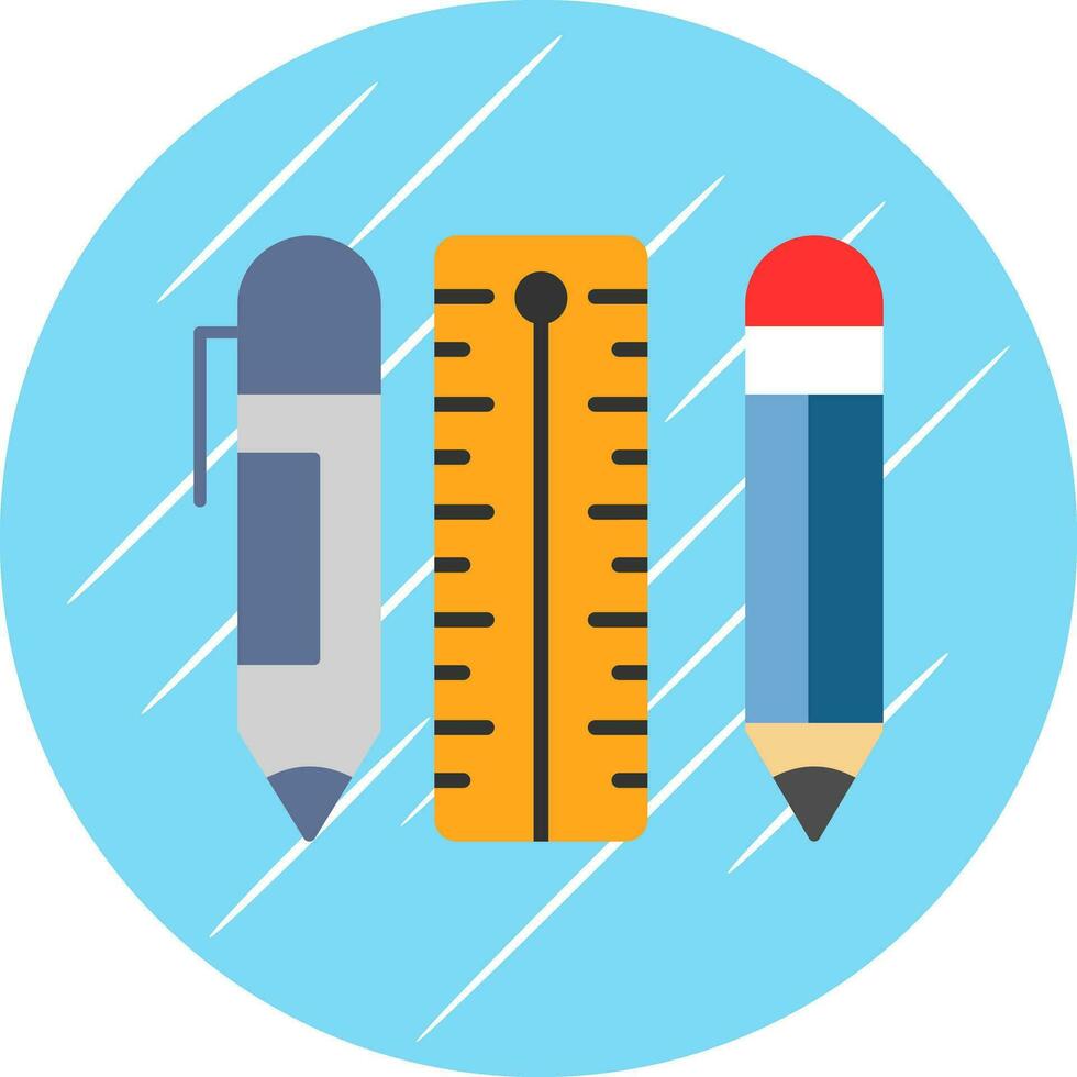 Stationery Vector Icon Design