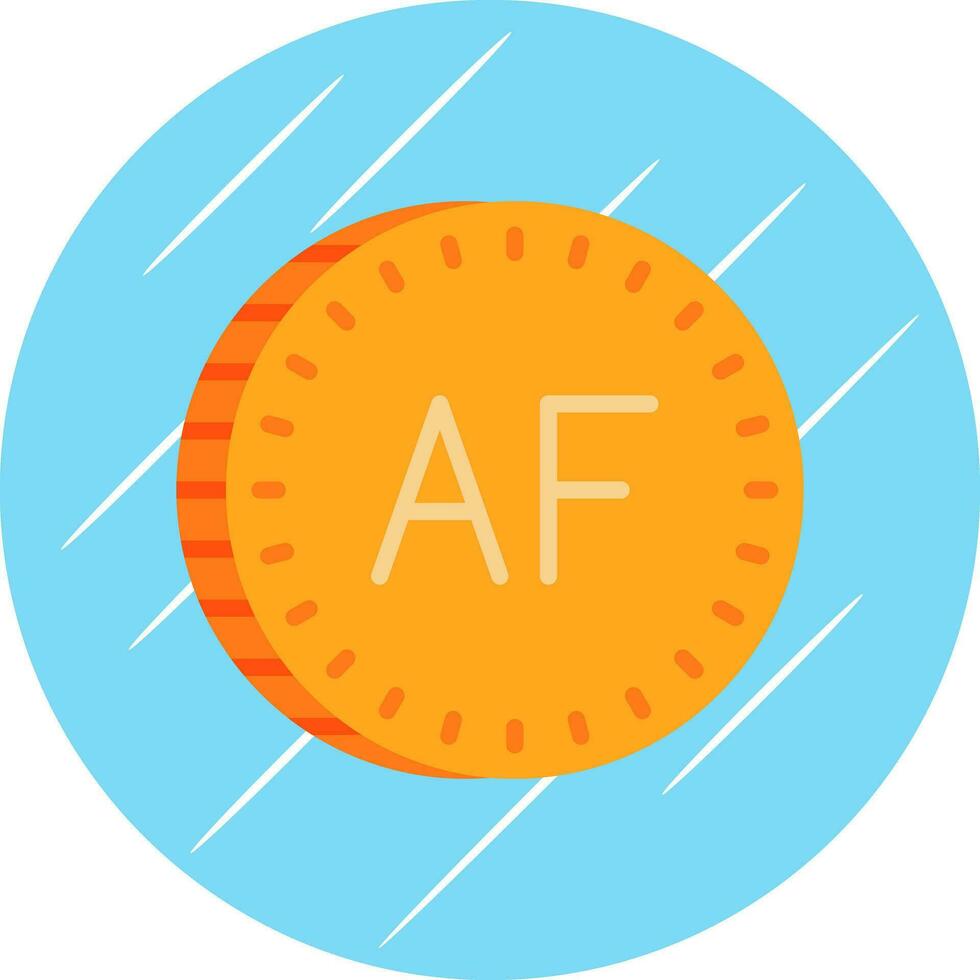 Afghani Vector Icon Design
