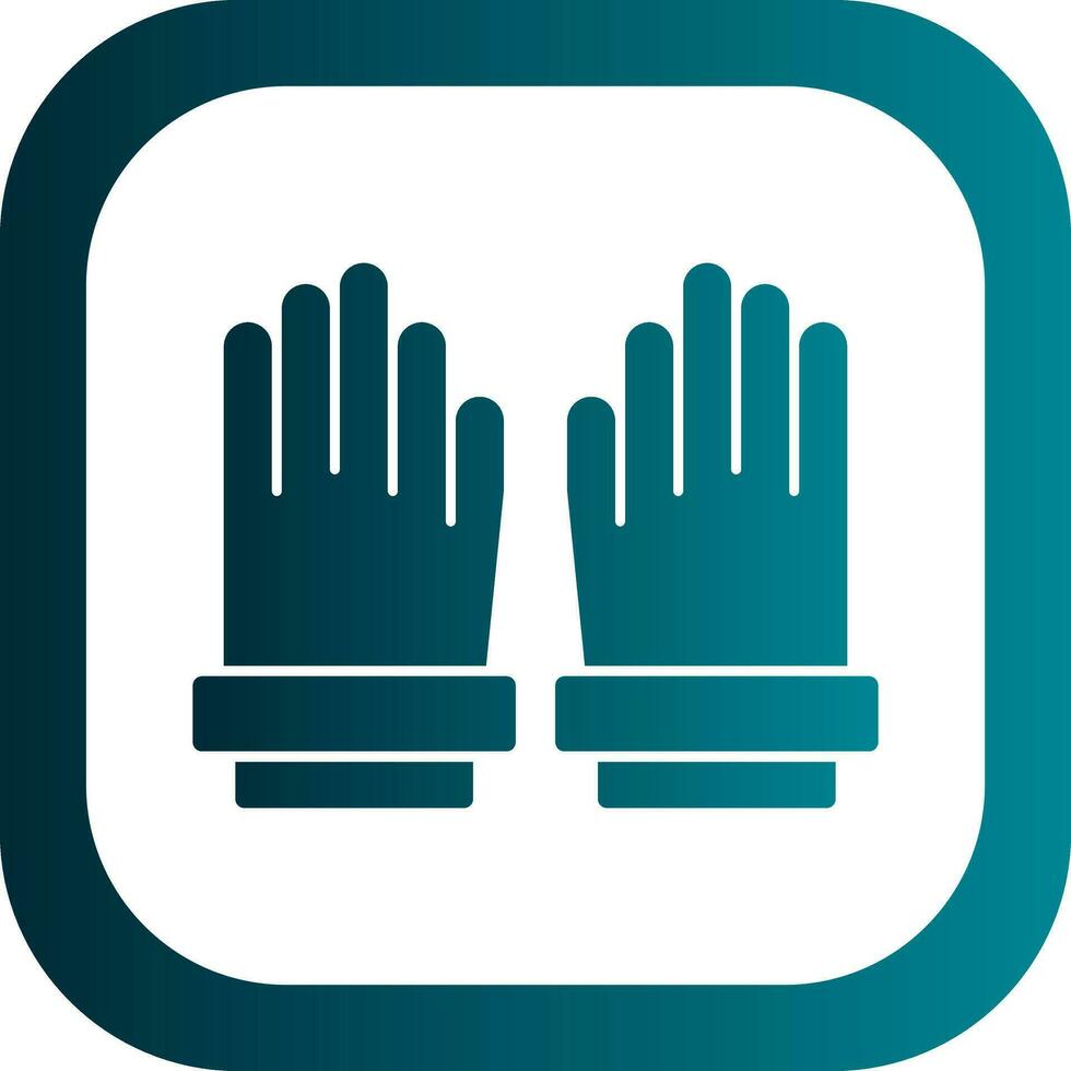 Gloves Vector Icon Design