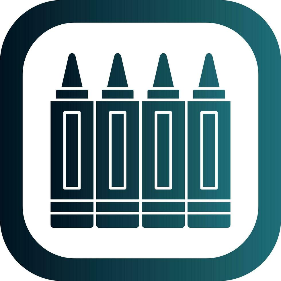 Crayons Vector Icon Design