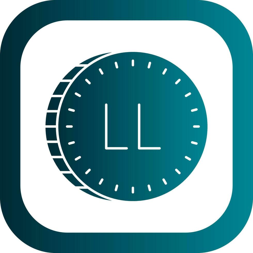 Lebanese pound Vector Icon Design