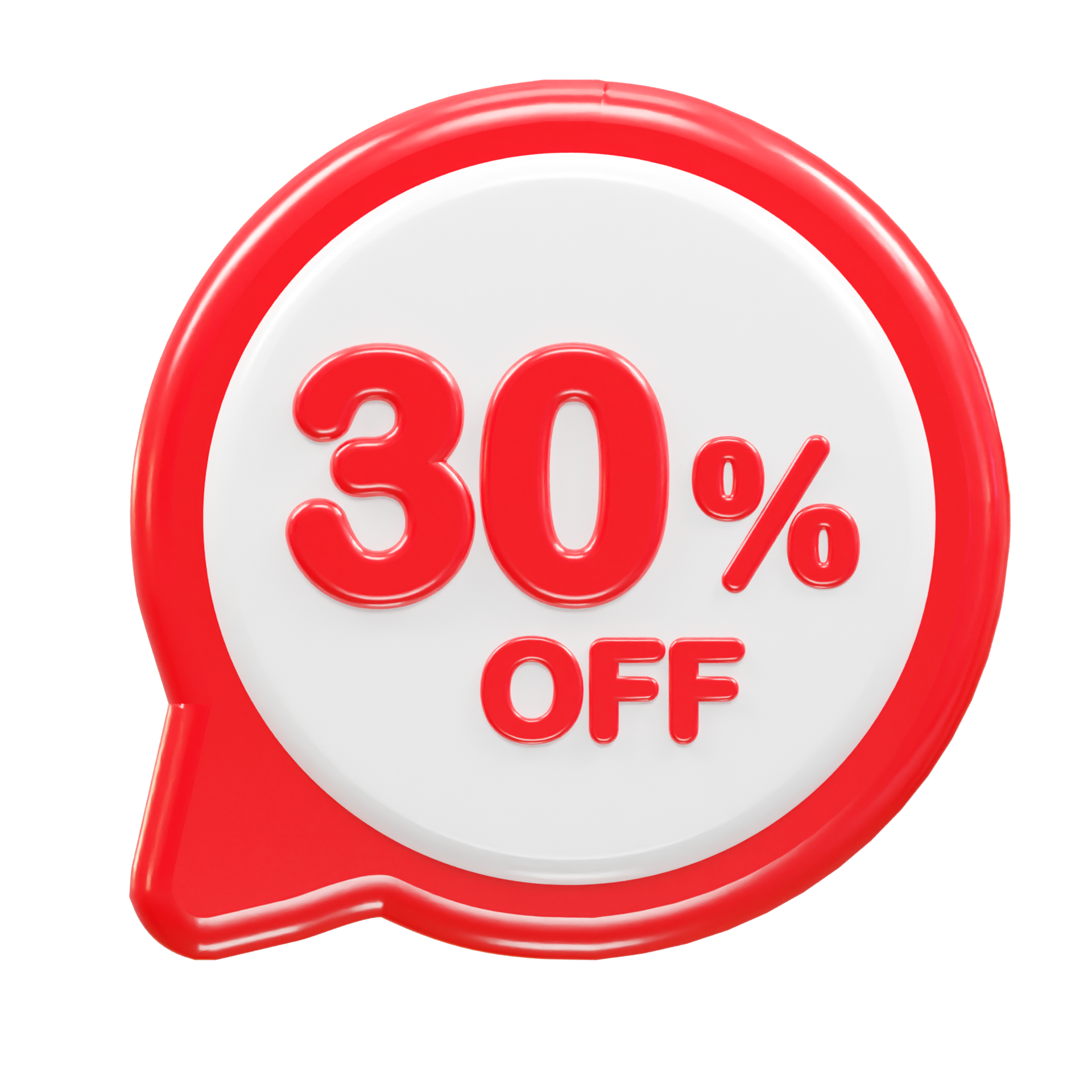30 Percent Off Text Effect 3d Rendering Illustration 29730316 PNG