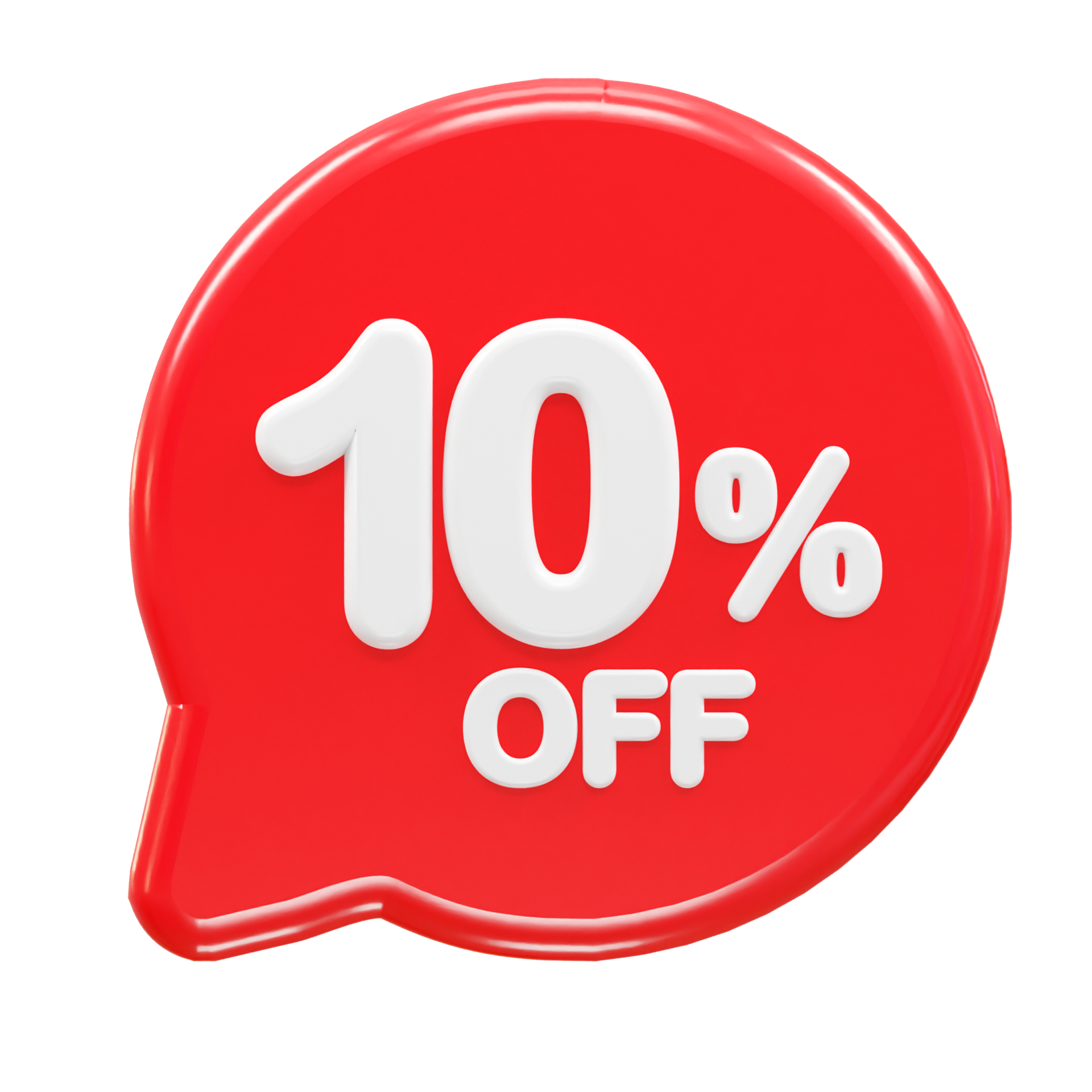 10 Percent Off Text Effect 3d Rendering Illustration 29730336 PNG