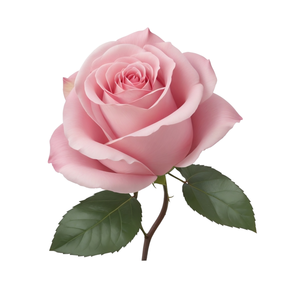 Pink Rose Flower  , AI Generative png