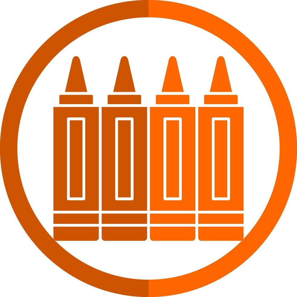 Crayons Vector Icon Design