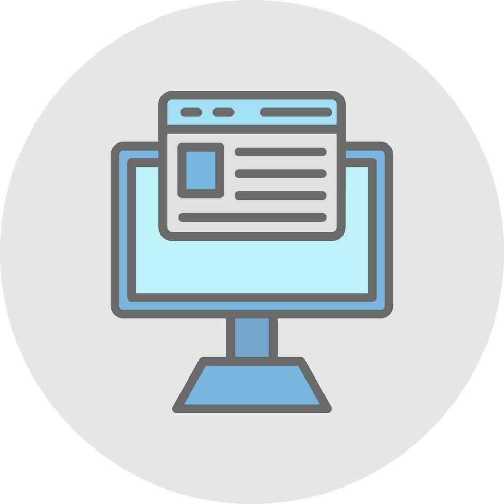 Computer Vector Icon Design