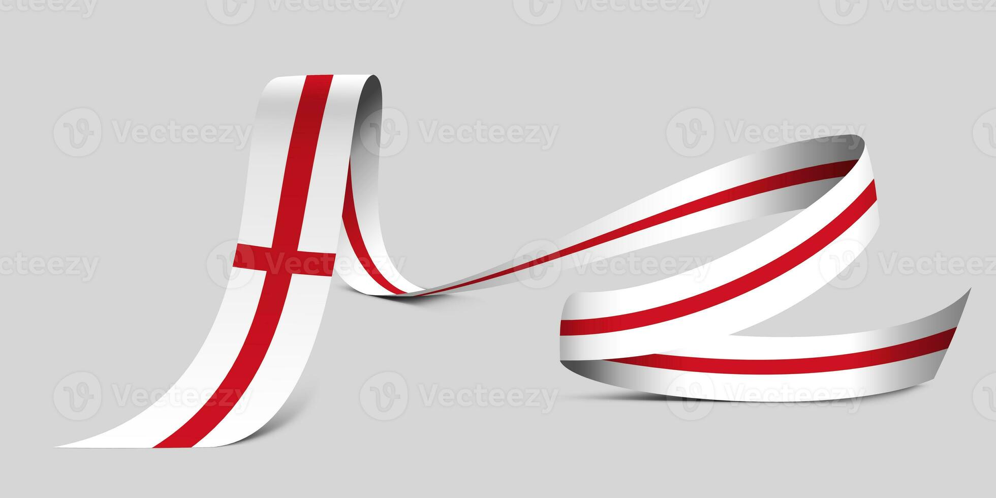 3D Flag on ribbon photo