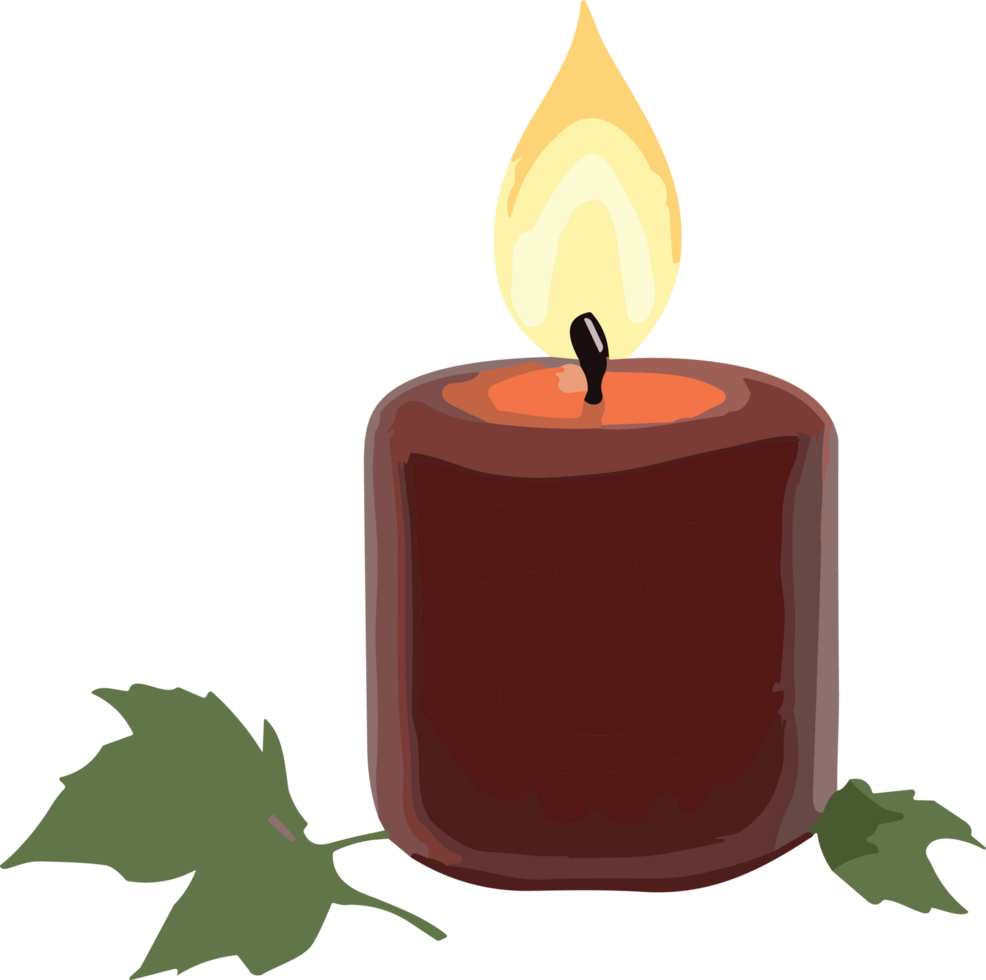a burning candle colorful ai generative 29731055 PNG