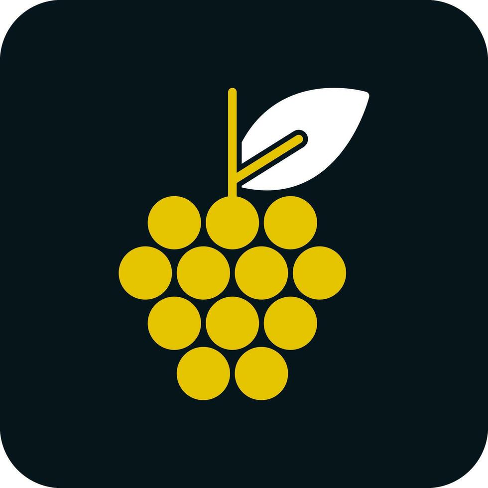 Grapes Vector Icon Design