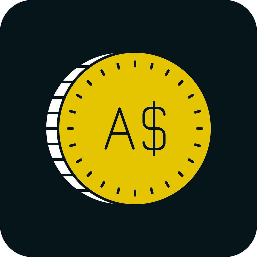 Australian Dollar Vector Icon Design