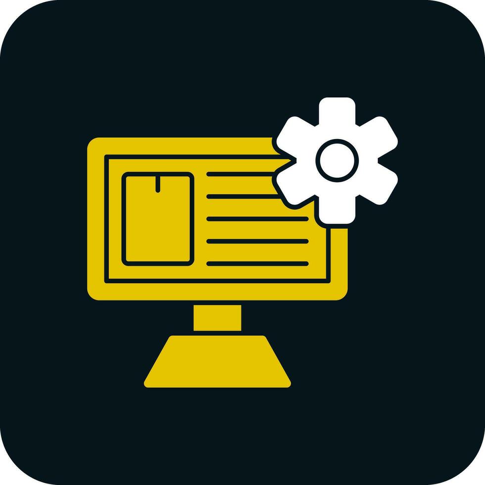 Content Management System Vector Icon Design